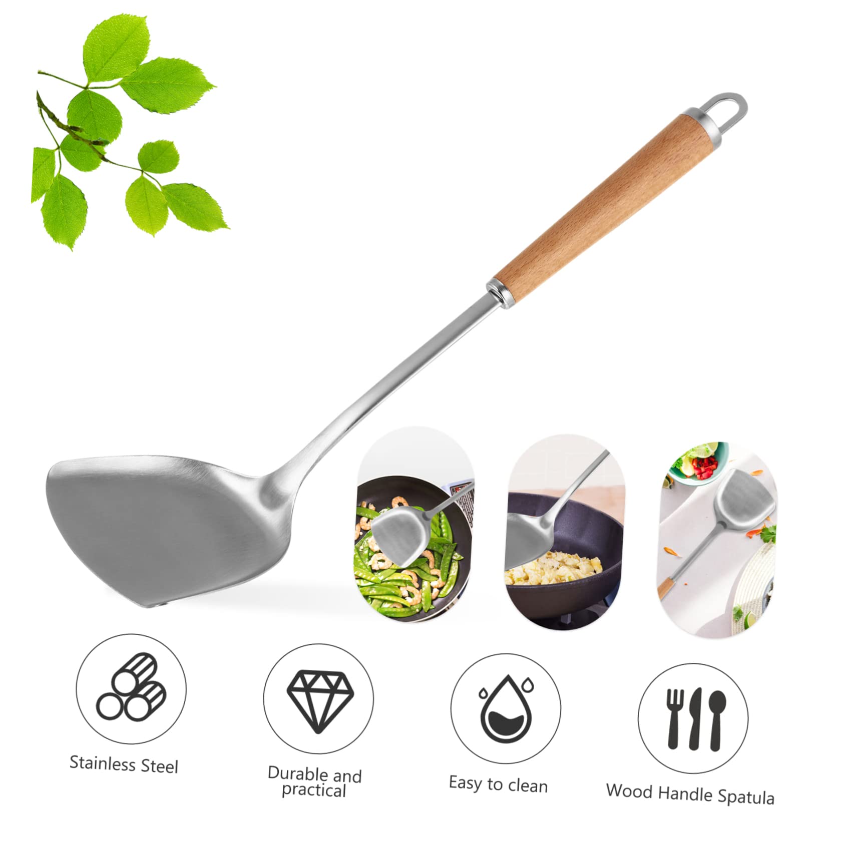 Amazon | SHOWERORO シーシー家用キッチン向けステンレス製木製